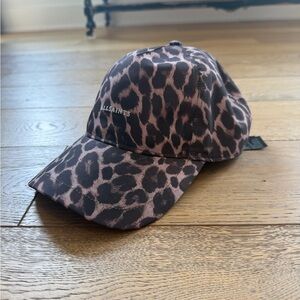 All Saints Leopard Pattern Cap